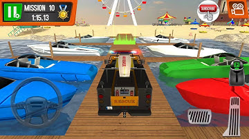 Coast Guard Beach Rescue Team #2 All Vehicles - Android Gameplay #LearnToDrive