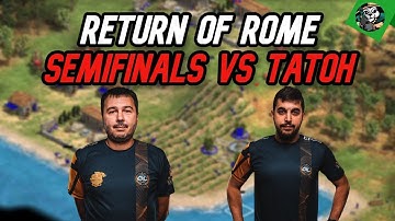 1v1 Return of Rome ( AOE I ) Semi finals vs Tatoh
