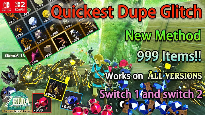 FASTEST Item Duplication Glitch in Tears of the Kingdom (All versions) (Bokoblin Variation)
