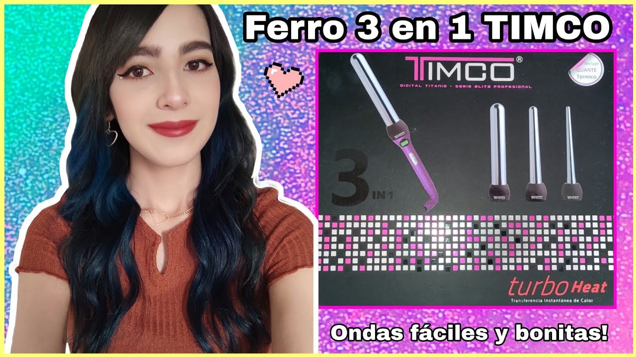 FERRO TIMCO 3 EN 1💜😻|CREA RIZOS MUY FÁCIL! ☺️ - YouTube