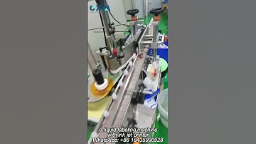 10ml e-liquid bottle labeling machine #labelingmachine #eliquid #shortvideo #foryourpage #factory