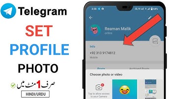 Telegram Profile Photo Kaise Lagaye | How to Set Telegram DP 2025