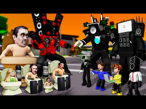 Roblox Brookhaven Rp - Funny Moments : Peter And Tony Fight The Skibidi Toilet