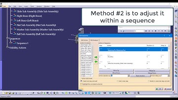 Adjusting Motion Duration in CATIA