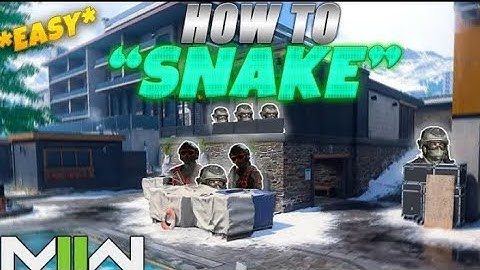 Easiest Guide to "Snaking" in Modern Warfare 2! "How to Snake in MW2" EXPLAINED! Easy Tutorial!