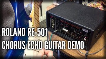 Roland RE 501 Chorus Echo Guitar Demo