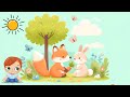 Friendly fox in the forest  kids learning rhyme  rhymerevel