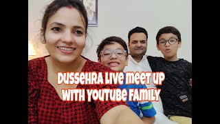 Dussehra live meet up#sarveshdixit #shrutisarveshdixit #livestream