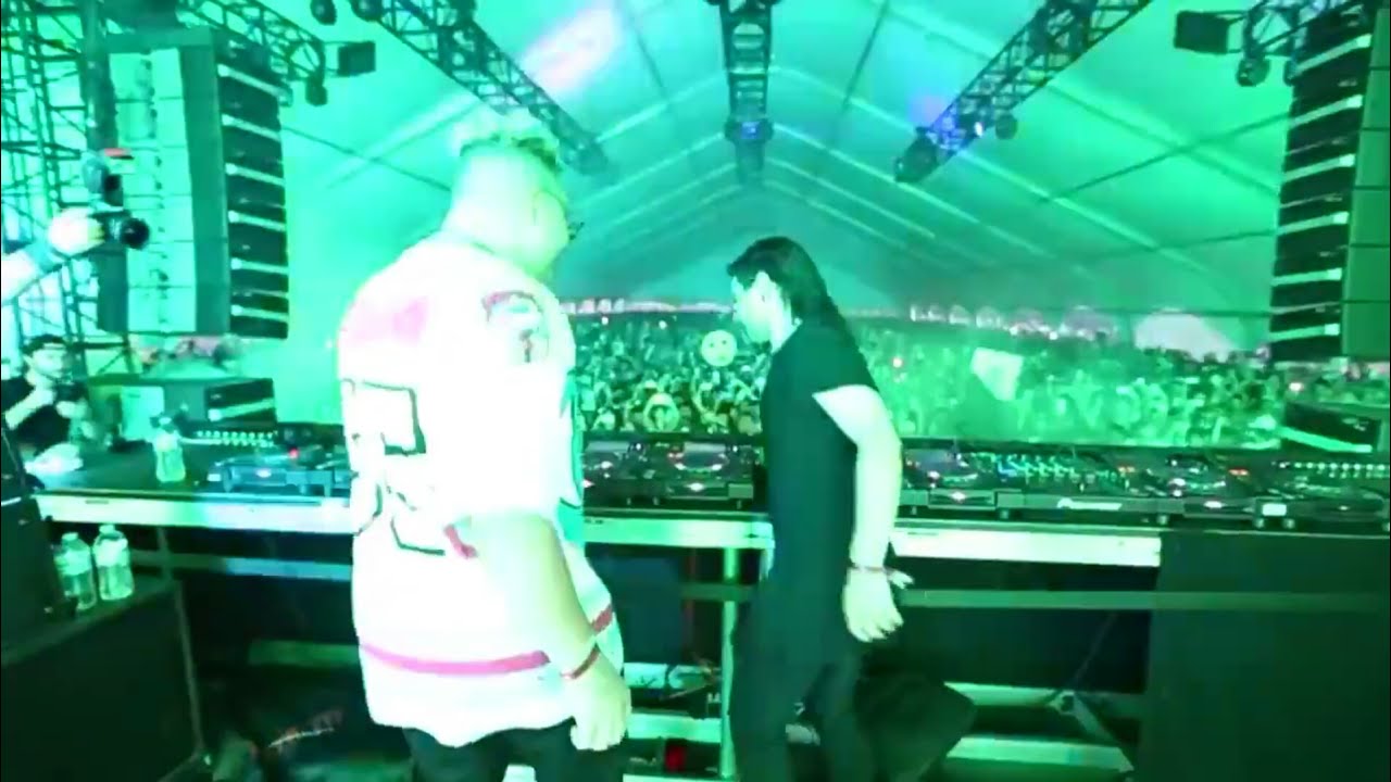 When Skrillex Surprised Slushii At Hard Summer