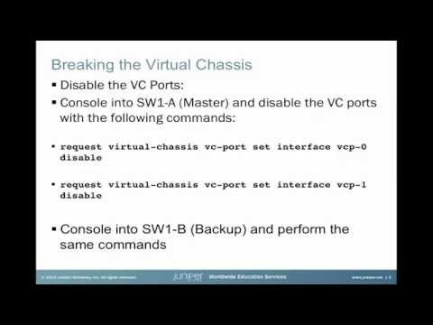 Returning a Virtual Chassis to Standalone Mode