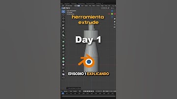 📝Aprende la herramienta Extrude en blender en 30s | Herramientas de modelado esenciales Ep.1#blender