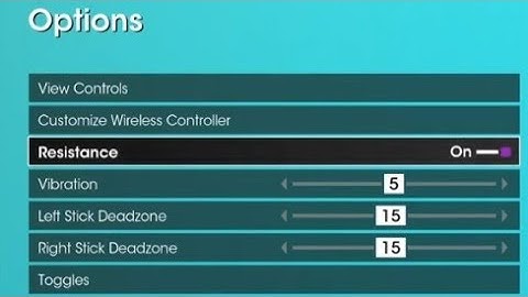 Saints Row Reboot Turning on Adaptive Triggers inverts analogue stick bug