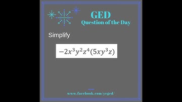 GED® Math: Multiply Monomials Challenge (1.7, Adv, #1)