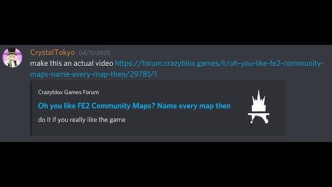 Oh you like FE2 Community Maps? Name every map