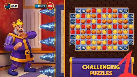 Royal Match - Gameplay Walkthrough #1 (iOS, Android) // Best Mobile Game