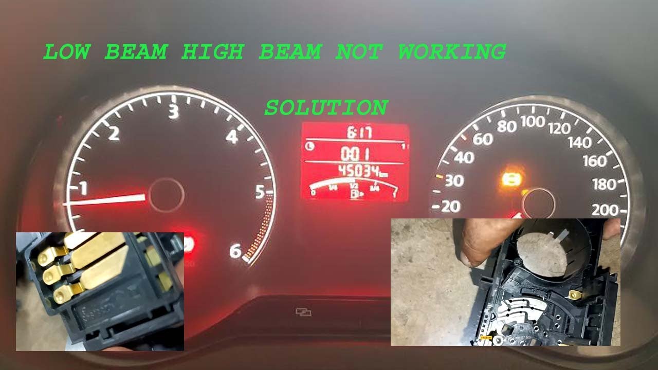 Car headlight combination switch repair. Volkswagen skoda all models ...