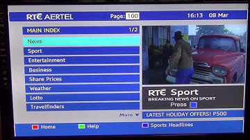 Walker WP13DTB-R Saorview Box - Subtitles & Teletext