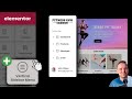 Elementor - Vertical Header with Sidebar Menu