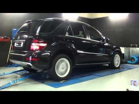 Reprogrammation moteur Mercedes ML 280 cdi 190cv @ 256cv dyno digiservices