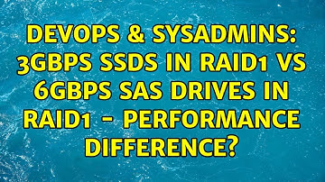 DevOps & SysAdmins: 3Gbps SSDs in RAID1 VS 6Gbps SAS Drives in RAID1 - Performance Difference?
