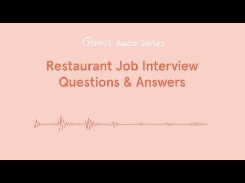 Restaurant Job Interview Questions and How to Answer Them [Audio Series] | 7shifts