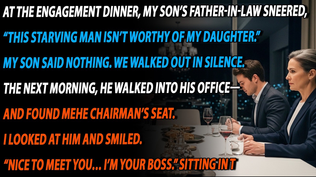 🚨At the engagement party, my son's father-in-law yelled, 