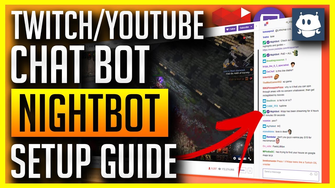 Nightbot Twitch Youtube Setup Commands Giveaways Spam Protection More Youtube