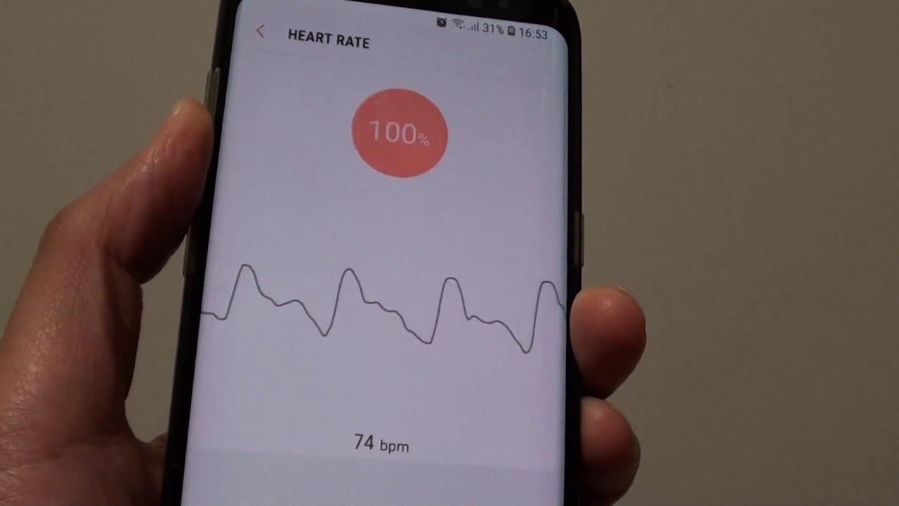 Samsung Galaxy S8: How to Measure Heart Rate With Health ...