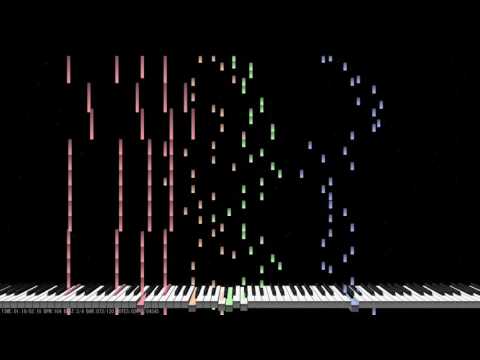Trojanzaro - Binary Rain [Black midi attempt]