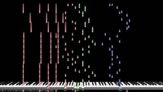 Trojanzaro - Binary Rain [Black midi attempt]