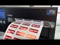 DTM FX810e, digital Foil Printer for large labels