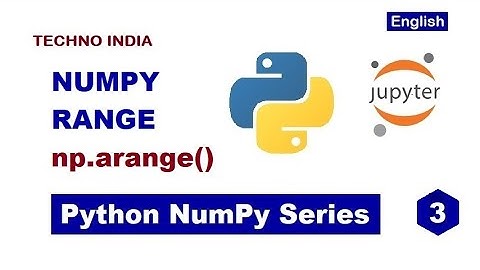 03 - Return evenly spaced values within a given interval | Numpy | np.arange() | English