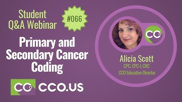 Primary and Secondary Cancer Coding for Medical Risk Adjustment