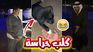 فهد العرادي سناب [ 69 ] والد فهد العرادي يايب كلب حراسة حق المخيم 