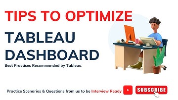 Tableau Dashboard Optimization Guide
