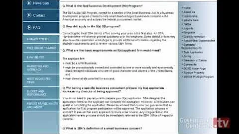 Govt Contracts - FAQ - Do I need an 8a Certification Program?