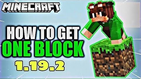 How To Download One Block In Minecraft Pe |1.19| 100% Working |