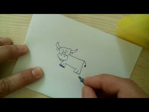 Βίντεο: Πώς να σχεδιάσετε μια αγελάδα