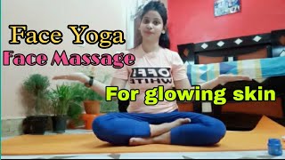 face yoga | face massage for glowing skin | facial at home | face exercises @ShinewithAkanksha