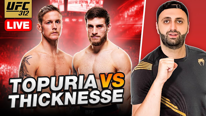 Colby Thicknesse vs Aleksandre Topuria UFC 312🔥LIVE 🔴 ალექსანდრეს პირველი გამარჯვებაა ? 🔥