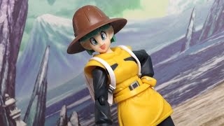 S. H. Figuarts Bulma Journey To Planet Namek Action Figure Showcase Review