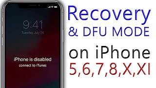 How to Enter Recovery Mode on iPhone, Force Restart iPhone,  DFU Mode on iPhone - 2020
