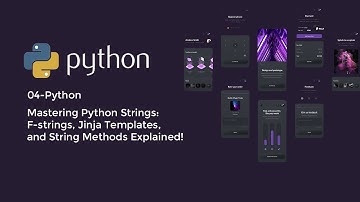 Mastering Python Strings: F-strings, Jinja Templates, and String Methods Explained!