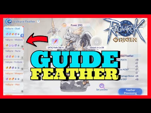Feather Ragnarok GUiDE NAiKiN CP, FARM FEATHER, JANGAN SALAH PASANG - RAGNAROK ORIGIN ...