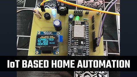 IoT Based Home Automation NodeMCU/ESP8266 | OLED | Internet of Things | Build Your Own Server (Demo)