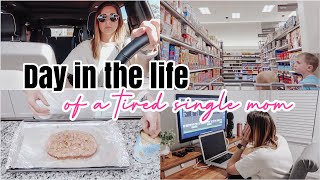 DAY IN THE LIFE OF A TIRED SINGLE MOM | MOM OF 3 | SOLO DAY IN THE LIFE