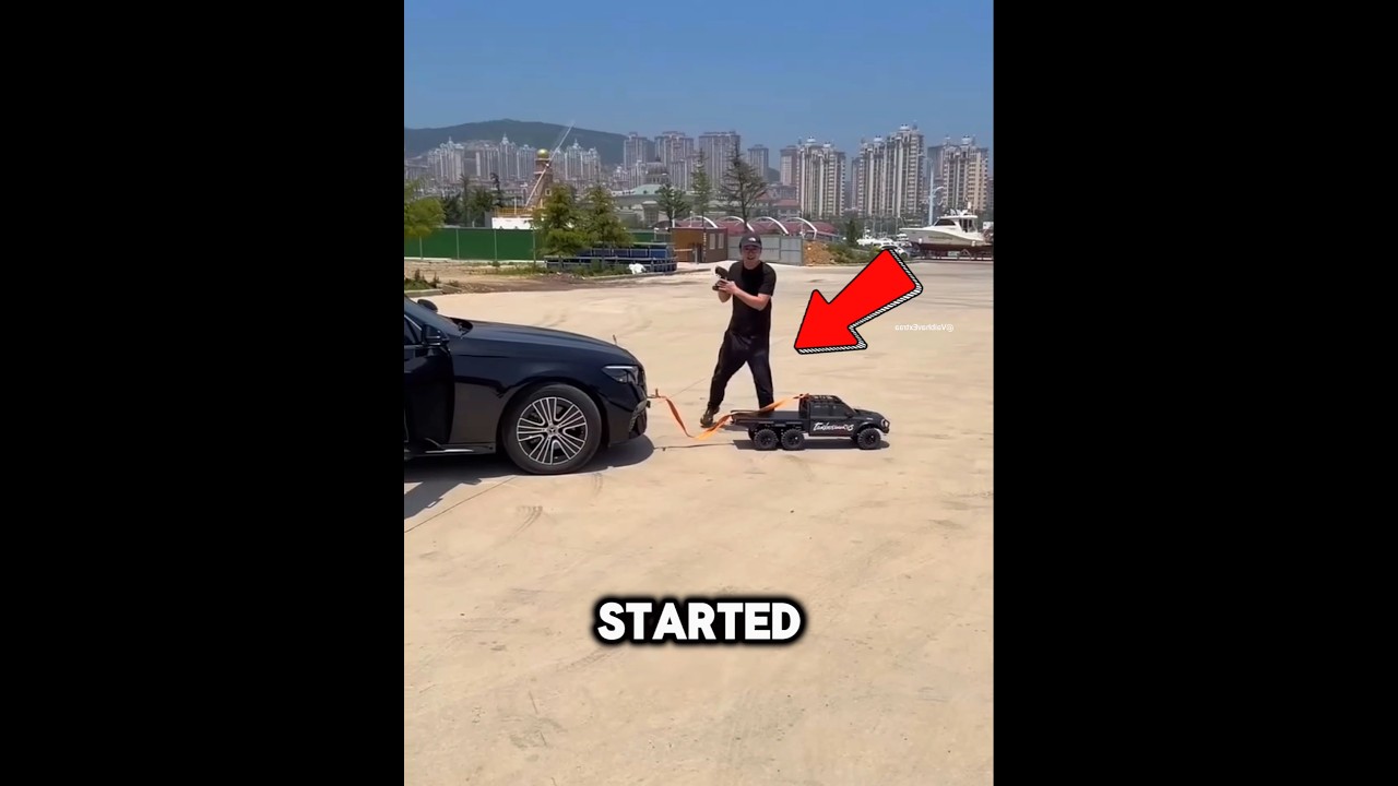 Can This $800 RC Truck Pulled a Real Car