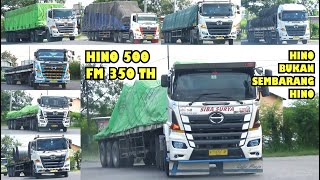 TRUCK HINO 500 KELAS BERAT !!! KOMPILASI HINO FM 350 TH TRUCK TRAILER & TRUK KONTAINER MUATAN BERAT