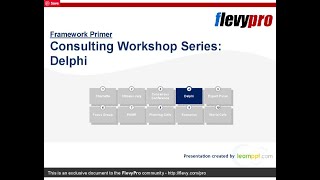 Consulting Workshop Series: Delphi