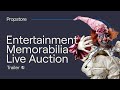 Entertainment memorabilia live auction los angeles 2023  full trailer